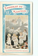 CALENDRIER TRIMESTRIEL De 1899 Par CHOCOLAT Du PLAN - REVES D´ENFANTS - CHROMO PUBLICITE - Formato Piccolo : ...-1900