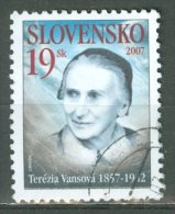 SLOVENSKO 2007: Mi 548, O - FREE SHIPPING ABOVE 10 EURO - Used Stamps