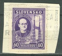 SLOVENSKO 1939: Mi 46 / YT 36, O - FREE SHIPPING ABOVE 10 EURO - Gebraucht