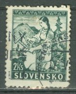 SLOVENSKO 1939: Mi 43 / YT 47, O - FREE SHIPPING ABOVE 10 EURO - Gebruikt