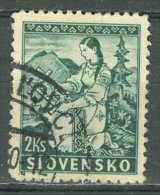 SLOVENSKO 1939: Mi 43 / YT 47, O - FREE SHIPPING ABOVE 10 EURO - Gebraucht