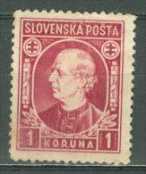 SLOVENSKO 1939: Mi 40 / YT 27, * MH - FREE SHIPPING ABOVE 10 EURO - Unused Stamps