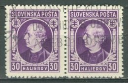 SLOVENSKO 1939: Mi 38 A / YT 25, O - FREE SHIPPING ABOVE 10 EURO - Used Stamps