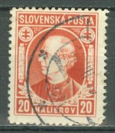 SLOVENSKO 1939: Mi 37 A / YT 24, O - FREE SHIPPING ABOVE 10 EURO - Usados