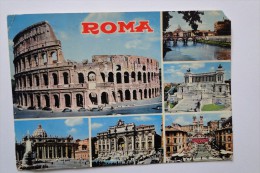 Italy Roma Multi View Stamp 1967   A 88 - Other & Unclassified