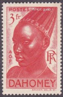Dahomey - N° 138 * Femme Indigène Le 3 F. Rouge - Neufs