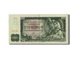 Billet, Tchécoslovaquie, 100 Korun, 1961, Undated, KM:91c, TTB - Tchécoslovaquie