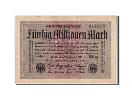 Billet, Allemagne, 50 Millionen Mark, 1923, 1923-09-01, KM:109b, TTB+ - 50 Miljoen Mark