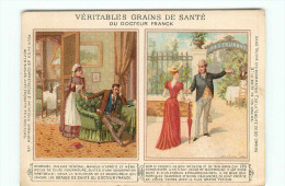 REMEDE PHARMACIE < CALENDRIER De 1891 Du VERITABLE GRAINS De SANTE Du DOCTEUR FRANCK - SANTE CHROMO - Small : ...-1900