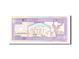 Billet, Somaliland, 10 Shillings = 10 Shilin, 1994, Undated, KM:2a, NEUF - Somalie