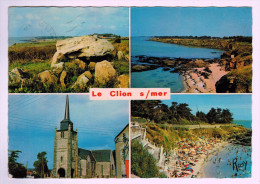 9124  CPM LE CLION SUR MER  : Dolmen De Pré D'Aire  - Côte De Fontaine Breton , Eglise  , La Birochère  1969 Multivues - Altri & Non Classificati
