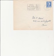 LETTRE AFFRANCHIE 20 FRS MULLER AVEC OBLITERATION FLAMME -EPINAL SON MUSEE DE L'IMAGERIE FRANCAISE - 1921-1960: Periodo Moderno