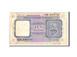 Billet, Grande-Bretagne, 10 Shillings, 1943, Undated, KM:M5, TB+ - British Military Authority