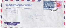 AF-L2 CONGO N° 317-342 Sur Lettre Par Avion De Limete Pour Reims Thèmes Fleurs - Rois - Brieven En Documenten