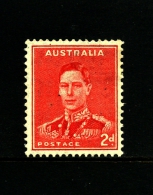 AUSTRALIA - 1938  DEFINITIVE  2d  RED WMK  PERF. 14 X 15  MINT  SG 184 - Ungebraucht