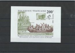 POLYNESIE 1989 - YT BF N° 15 NEUF SANS CHARNIERE ** (MNH) GOMME D'ORIGINE LUXE - Blocks & Kleinbögen