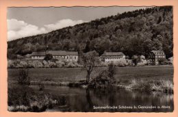 Gemünden Am Main Schönau - S/w Ortsansicht 1 - Gemünden