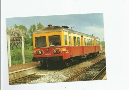 A RUETTE (VIRTON) 131 L'AUTORAIL 4324 SUR LA LIGNE ATHUS/MEUSE LE 23 05 1984 - Virton