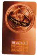 ALLEMAGNE PREPAYE UNIVERSE Année 2002 - [2] Mobile Phones, Refills And Prepaid Cards