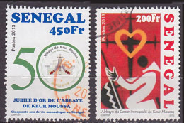 Série De 2 TP Oblitérés N° 1849/1850(Yvert) Sénégal 2013 - Abbaye De Keur Moussa - Senegal (1960-...)