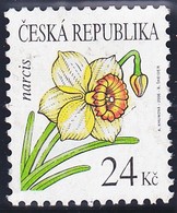 Timbre-poste Gommé Neuf** - Fleurs Narcisse Flowers Daffodil - N° 426 (Yvert) - République Tchèque 2006 - Unused Stamps