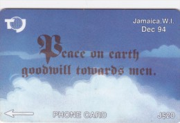 Jamaica, 19JAMC, $20, Peace On Earth, 2 Scans. - Jamaica
