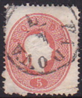 Italian States Lombardy Venetia 1862 5 Soldi Red Used - Lombardo-Veneto