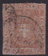 Italian States Tuscany 1860 80 Centes Red Used - Toscane