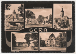 Gera - S/w Mehrbildkarte 8 - Gera