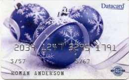 @+ Carte Démonstration Datacard : Boules De Noel - Seasons