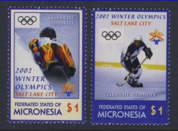 MICRONESIE  2002 JO SC N°486/87(anneaux Noirs)  NEUF MNH** - Inverno2002: Salt Lake City