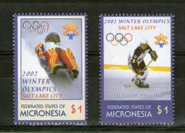 MICRONESIE  2002 JO SC N°486/87 ANNEAUX COULEURS  NEUF MNH** - Hiver 2002: Salt Lake City