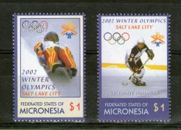 MICRONESIE  2002 JO SC N°486/87 ANNEAUX COULEURS  NEUF MNH** - Winter 2002: Salt Lake City