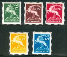 HUNGARY 1933 CULTURE Organizations BOY SCOUTS - Rare Set MNH - Unused Stamps