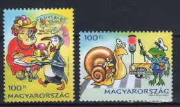 HUNGARY 2008 CULTURE Cartoon Paintings PHILA VILLAGE III - Fine Set MNH - Unused Stamps