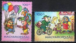 HUNGARY 2008 CULTURE Cartoon Paintings PHILA VILLAGE VI - Fine Set MNH - Unused Stamps