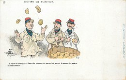 GUILLAUME - ILLUSTRATEUR - MILITARIA - "MOTIF DE PUNITION" N° 13 - CPA AVEC PUB. - Guillaume