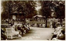 YORKS - HARROGATE - VALLEY GARDENS - BANDSTAND AND TEA HOUSE RP Y2823 - Harrogate