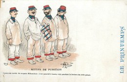 GUILLAUME - ILLUSTRATEUR - MILITARIA - "MOTIF DE PUNITION" N° 18 - CPA AVEC PUB. - Guillaume