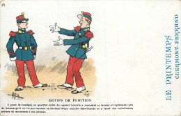 GUILLAUME - ILLUSTRATEUR - MILITARIA - "MOTIF DE PUNITION" N° 25 - CPA AVEC PUB. - Guillaume