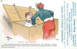 GUILLAUME - ILLUSTRATEUR - MILITARIA - "MOTIF DE PUNITION" N° 45 - CPA AVEC PUB. - Guillaume