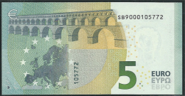 € 5 ITALY  SB S001 I5  DRAGHI  UNC - 5 Euro