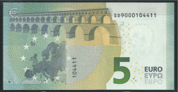 € 5 ITALY  SD S001 I3  DRAGHI  UNC - 5 Euro