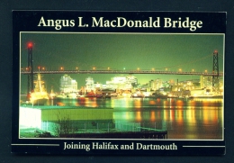 CANADA  -  Halifax  Angus L. MacDonald Bridge  Unused Postcard - Halifax