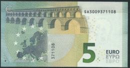 € 5 ITALY  SA S001 C6  DRAGHI  UNC - 5 Euro
