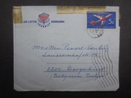 AIR LETTER - LUGBRIEF - AEROGRAMME (M1603) Républic Of South Africa 5c (1 Vue) Aviation Avion - Airmail