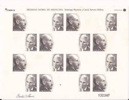 ESB050TBC.LFT.Spain.Espagne.M Edicos.Premio  Nobel De Medicina.Severo Ochoa,Ramon Y Cajal. Nuevo, Sin Charnela - Feuillets Souvenir