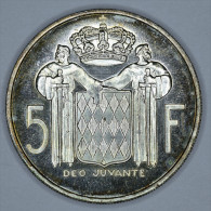 Monaco 5 Francs 1960 Argent / Silver " ESSAI " FDC / UNC - 1960-2001 Nieuwe Frank