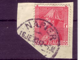 KING GEORGE V-1 D-POSTMARK-NAPIER-NEW ZEALAND-1926 - Ongebruikt