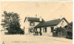 CPA 95 MERIEL LA GARE - Meriel